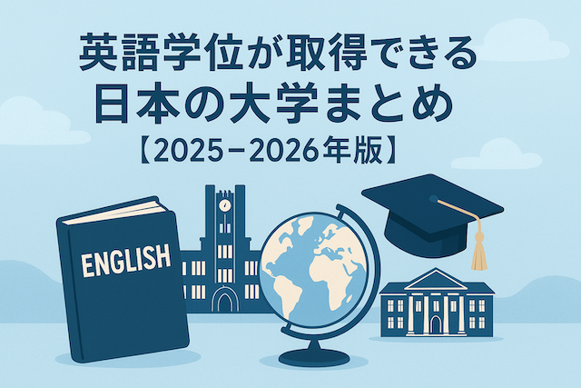 英語学位が取得できる日本の大学まとめ【2025–2026年版】